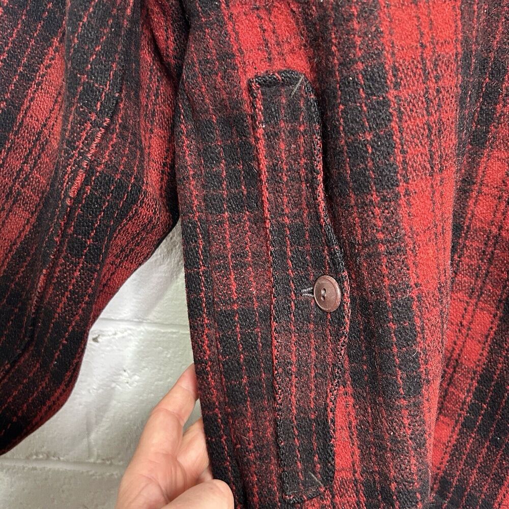 Vintage Woolrich 503 Mens Wool Mackinaw Plaid Jacket 2024 - Picture 4 of 9